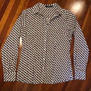 The Limited Sailboat Button-down Shirt Size XS